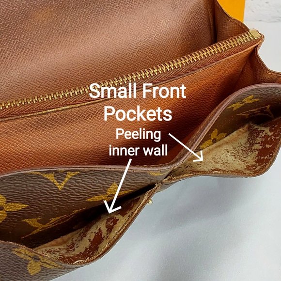 'LOUIS VUITTON' GIFT BOX SET 'PORTEFEUILLE SARAH' LONG LEATHER MONOGRAM WALLET - Picture 8 of 16